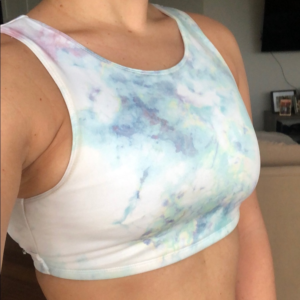 Free People Tie-dye sports bra